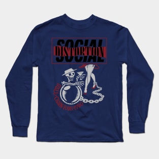 Social Distortion Ball And Chain Long Sleeve T-Shirt